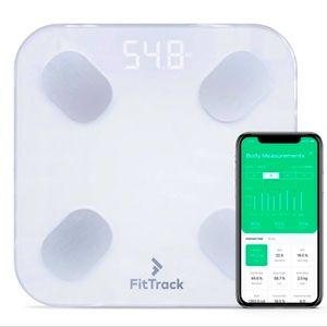 NWT FitTrack Dara Smart BMI Digital Scale (White)